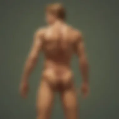 Symptoms of Sciatica Abstract representation of the symptoms of sciatica