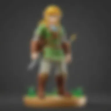 Material Quality in Amiibo Cases Close-up of a high-quality amiibo case highlighting its material.