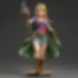 Amiibo figures displayed with Super Smash Bros. game