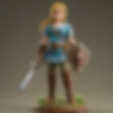 Amiibo figures from the Zelda franchise