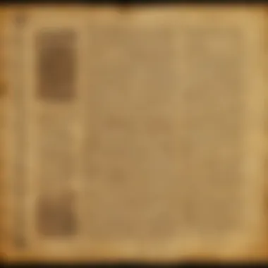 Ancient scroll depicting the history of the Master Clan