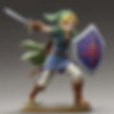 Twilight Link Special Moves in Art Artistic rendering of Twilight Link with special moves highlighted