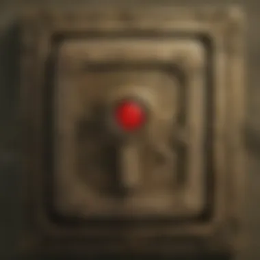 Player Interaction with the Big Key Switch The Big Key Switch interaction with a player character