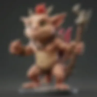 Close-up of Bokoblin Amiibo highlighting details