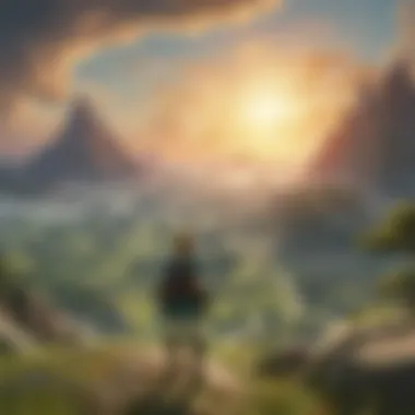 Breath-taking Landscape in Nintendo Switch Zelda Edition