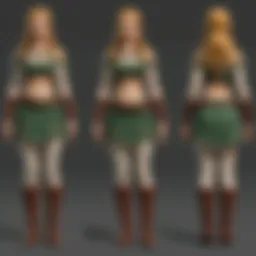 Elegant matching clothing set