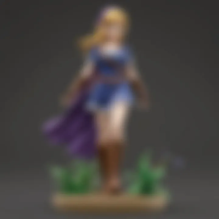 Collector's display of various amiibo including Twilight Link