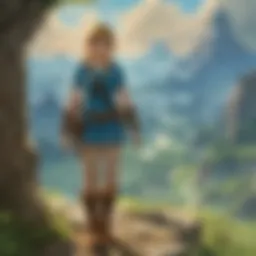 A serene landscape from Breath of the Wild showcasing Hyrule's vastness