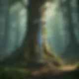 Master Sword in the Lost Woods