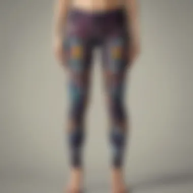 Abstract Diamond Dye Leggings Design