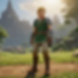 Unreal Engine Interface showcasing Ocarina of Time