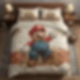 Elegant Mario-themed Twin Bed Sheets