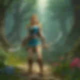 Enchanted Zelda Game Art