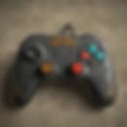 Close-up of an enhanced Switch controller showcasing its advanced features