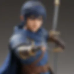 Enigmatic Marth Amiibo in Action