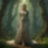 Enigmatic Princess Zelda in a mystical forest