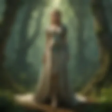 Enigmatic Princess Zelda in a mystical forest