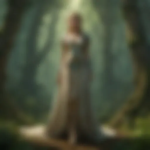 Enigmatic Princess Zelda in a mystical forest