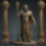 Enigmatic Temple Master Statue