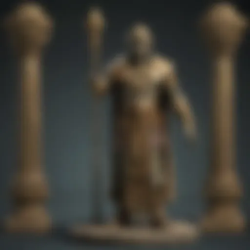 Enigmatic Temple Master Statue