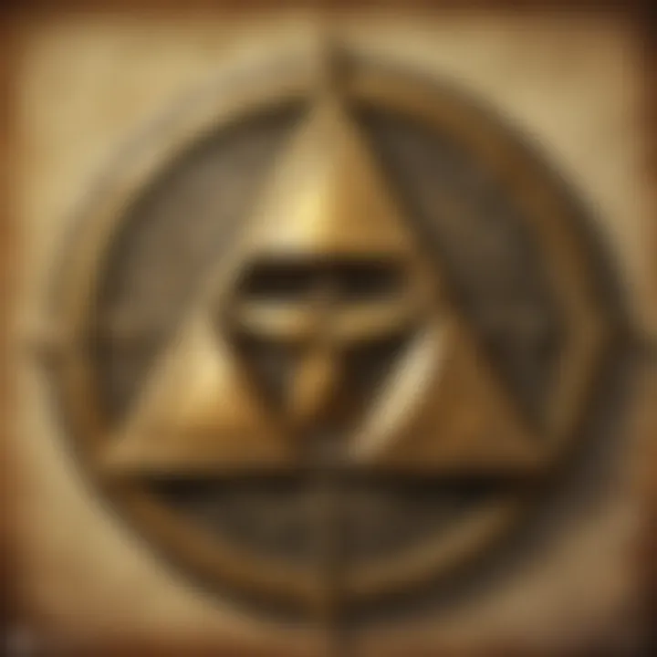 Enigmatic Triforce Symbol