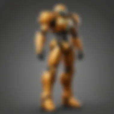 Ethereal Glow of Samus Aran in Metroid 2 Pack Amiibo