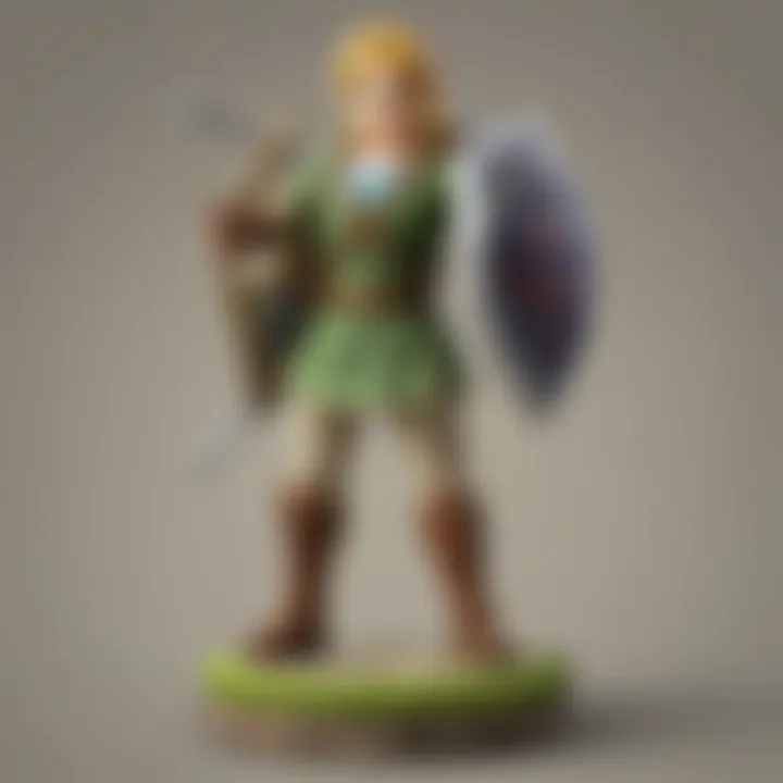 In-game scene enhanced by amiibo integration