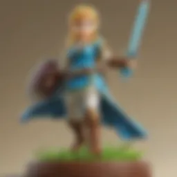 Amiibo figures showcasing different characters from The Legend of Zelda series