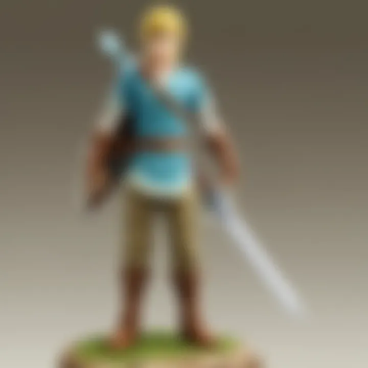 Gameplay scene of Skyward Sword with amiibo integration