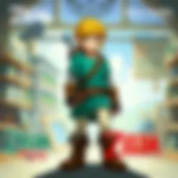 Retail store featuring The Legend of Zelda: Breath of the Wild