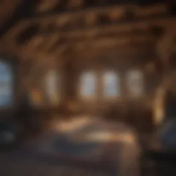 Cozy interior of Blue Ridge Cabin showcasing rustic decor