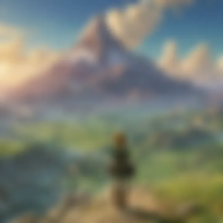 A mesmerizing landscape from the vast world of Hyrule