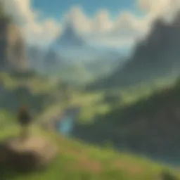 Vast landscapes of Hyrule in Breath of the Wild