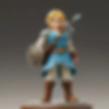 Cloud Amiibo showcasing Zelda character