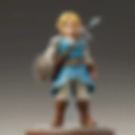 Cloud Amiibo showcasing Zelda character