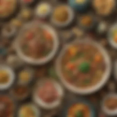 An assortment of finished dishes showcasing the variety in Breath of the Wild