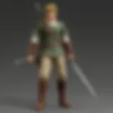 Visual representation of a Figma link highlighting design elements in Twilight Princess