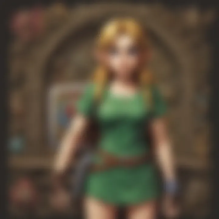 The unique art style of Zelda games on Game Boy Color