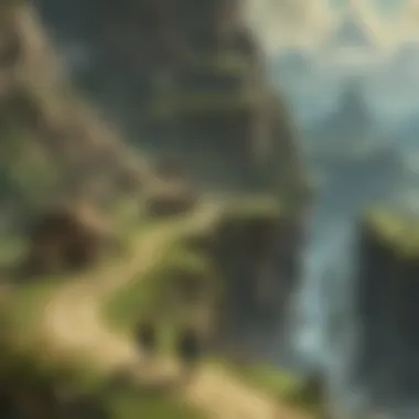 Quest Map Analysis Map showcasing main and side quests in a Zelda title