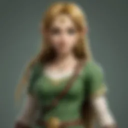 Mystical Zelda Character Illustration