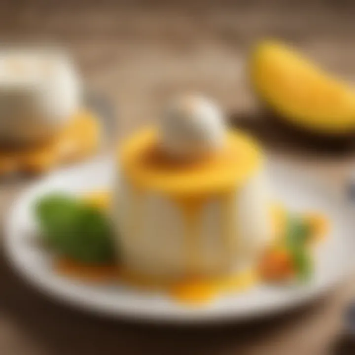 Exotic Mango and Coconut Panna Cotta