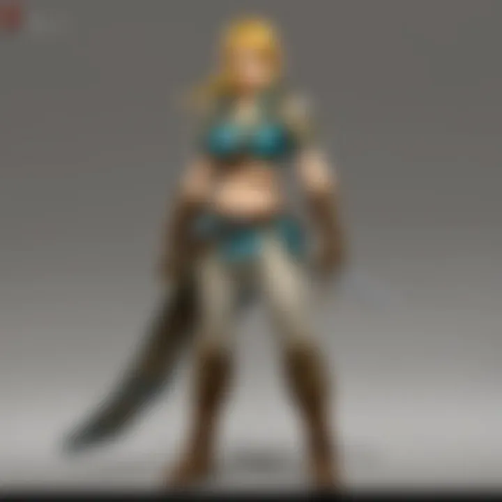 Character selection menu highlighting unique abilities