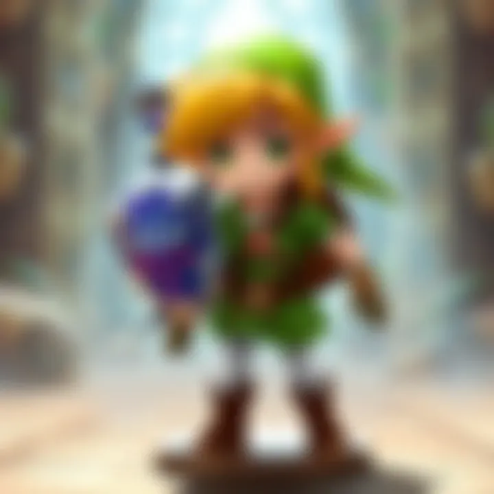 Artistic representation of the Link amiibo's impact on player engagement