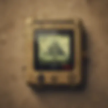 Vintage Aesthetic of the Zelda Game and Watch The iconic design of the Nintendo Legend of Zelda Game and Watch showcasing its vintage aesthetic.