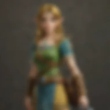 Showcase of various Zelda skin designs available for customization