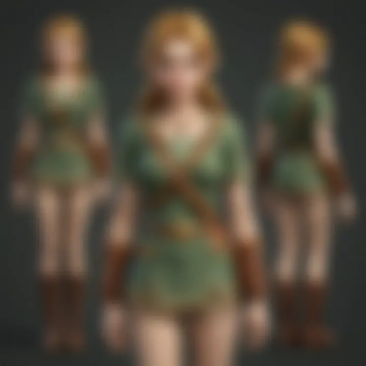 Stylish apparel featuring iconic Zelda designs