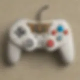 Close-up view of a refurbished Wii controller