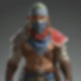 Warrior with Bandana and Helmet