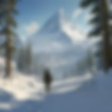 Scene depicting the Snow Peak Fan's significance in Hyrule's environment