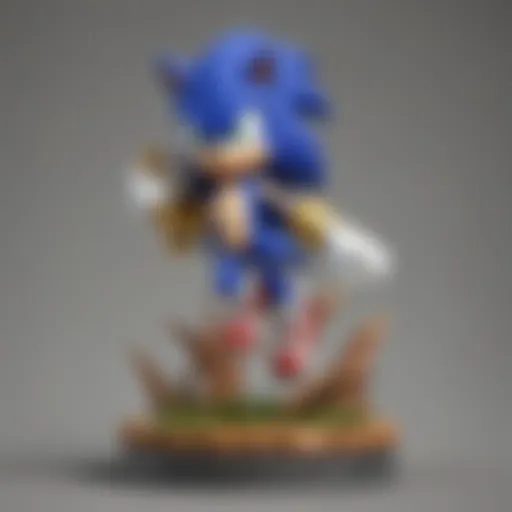 Intricate Sonic Amiibo Design